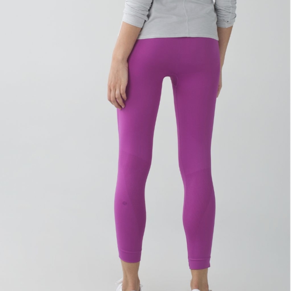 Lululemon Zone In Crop Ultra Violet